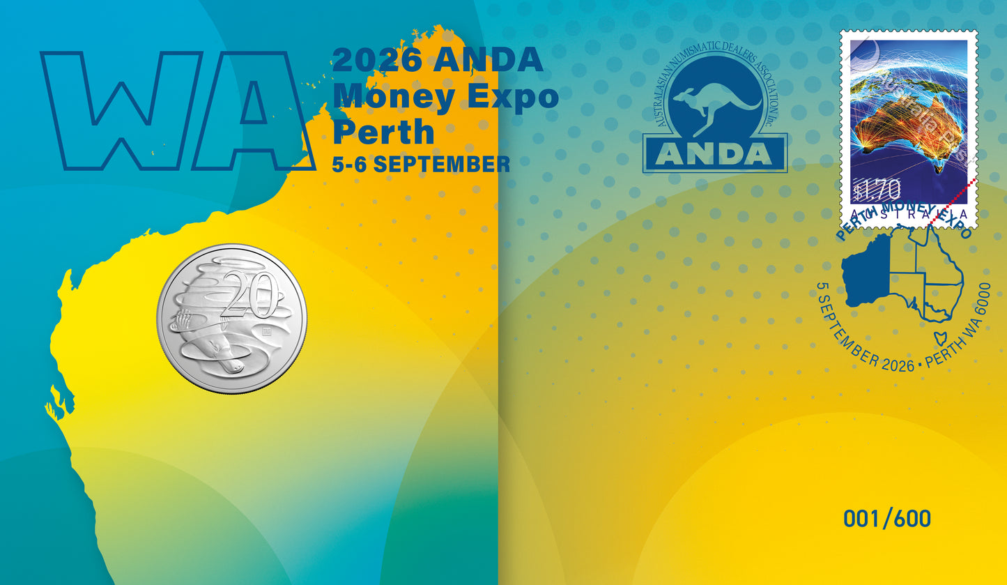 Perth Money Expo - ANDA State Series 2026 20c WA PNC