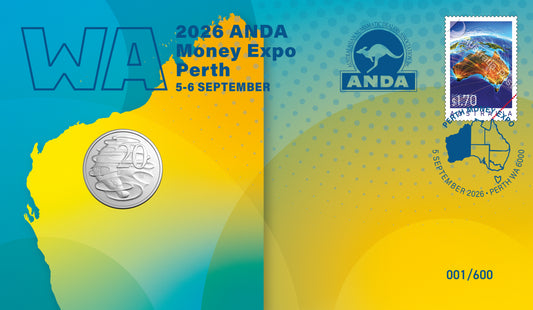 Perth Money Expo - ANDA State Series 2026 20c WA PNC